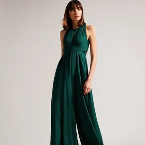 Ted Baker - Meriahh Halter Neck Jumpsuit With wrap Bodice